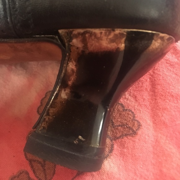 Vintage Prada Leather Oxford Heels - Picture 7 of 7
